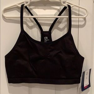 NWT Girls Gap Fit Black Sports Bra Size:XL (12)